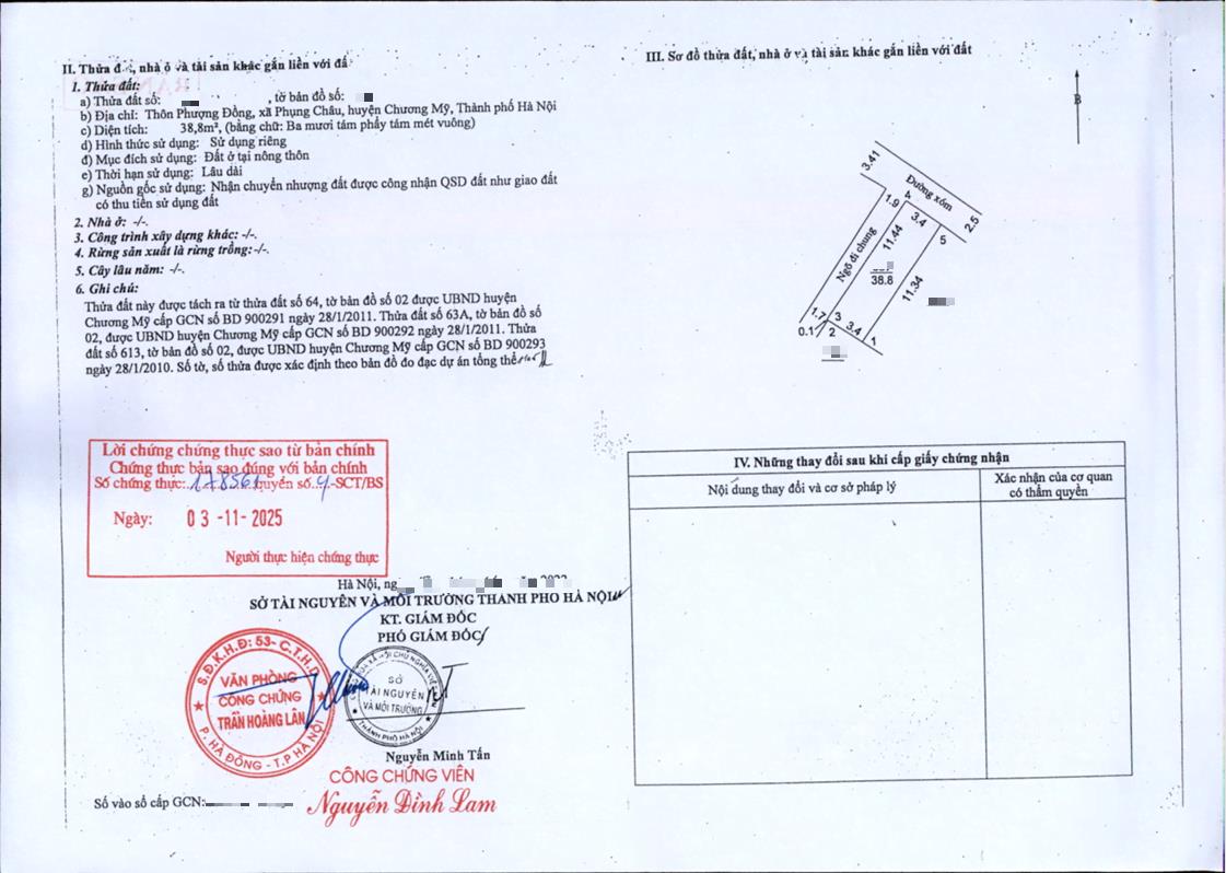 Hình ảnh Bán Lô Góc 2 Mặt Thoáng 38.8m Tại Phụng Châu Sát Trục Chính Kinh Doanh Liên Xã Giá Chỉ Vài Tỷ