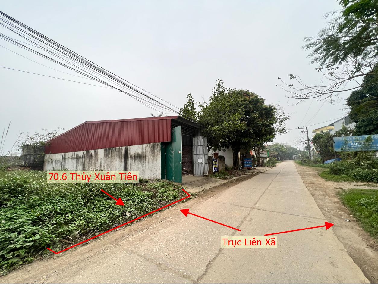 Hình ảnh Bán Thửa Đất 70.6m Tại Thủy Xuân Tiên Mặt Trục Chính Kinh Doanh Liên Xã Ngay Gần QL21A 