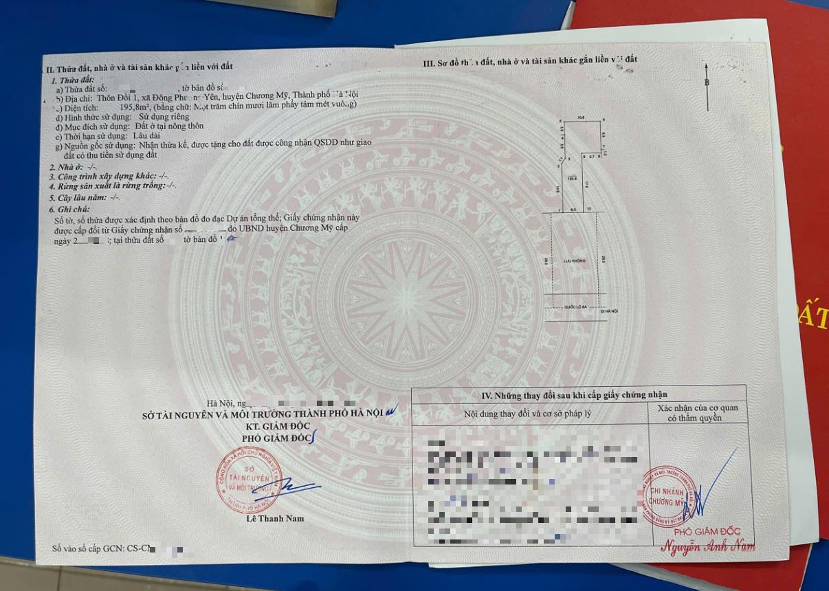 Hình ảnh Bất Động Sản Phú Nghĩa Bán Đất Khu Vực Đông Phương Yên Mặt Đường Kinh Doanh QL6A Đang Triển Khai Mở Rộng