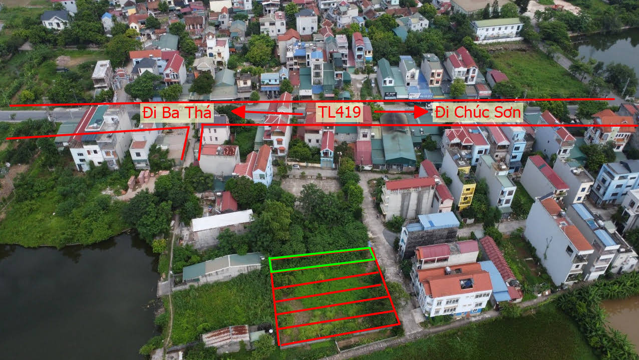 Hình ảnh Bán Đất Đại Yên Ô Tô Vào Tận Đất Ngay Sát TL419 | Đất Phân Lô Đại Yên Chương Mỹ 