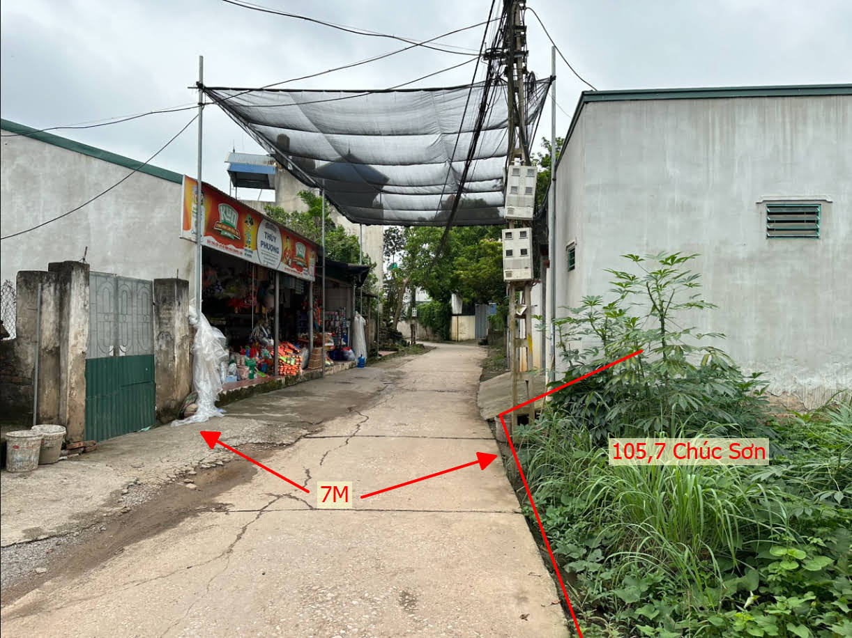 Hình ảnh Bán Đất Thị Trấn Chúc Sơn Mặt Trục Kinh Doanh Liên Xã Gần QL6A