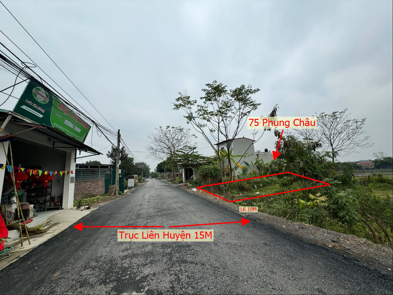 Hình ảnh Bán Đất Phụng Châu Mặt Trục Chính Kinh Doanh Liên Huyện Chương Mỹ - Quốc Oai 