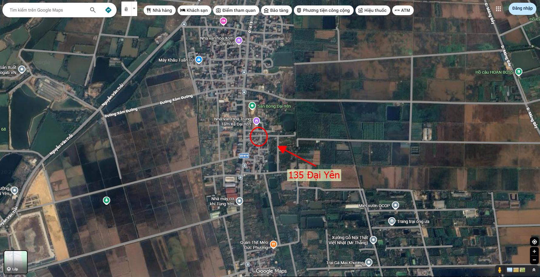 Hình ảnh Bất Động Sản Chương Mỹ Bán Đất Khu Vực Đại Yên Thuộc Làn 2 Đường TL419 Sát Trường Học Các Cấp