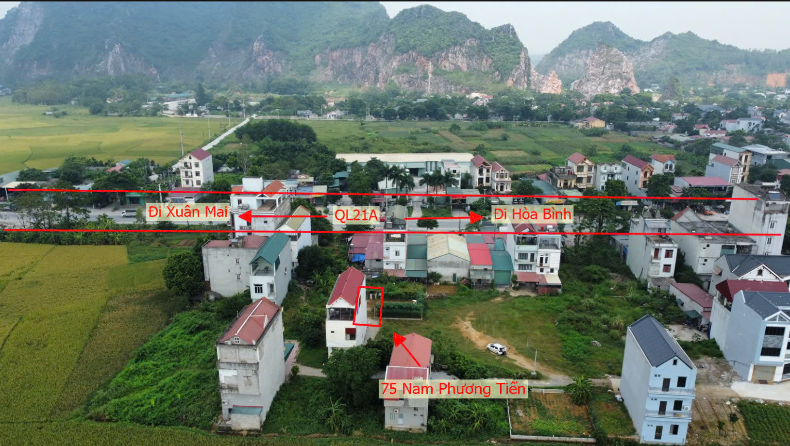 Hình ảnh Đất Đấu Giá Khu Lô 8 Chợ Cá Nam Phương Tiến Chương Mỹ Làn 2 QL21A Nằm Trong Quy Hoạch Đô Thị Vệ Tinh Xuân Mai