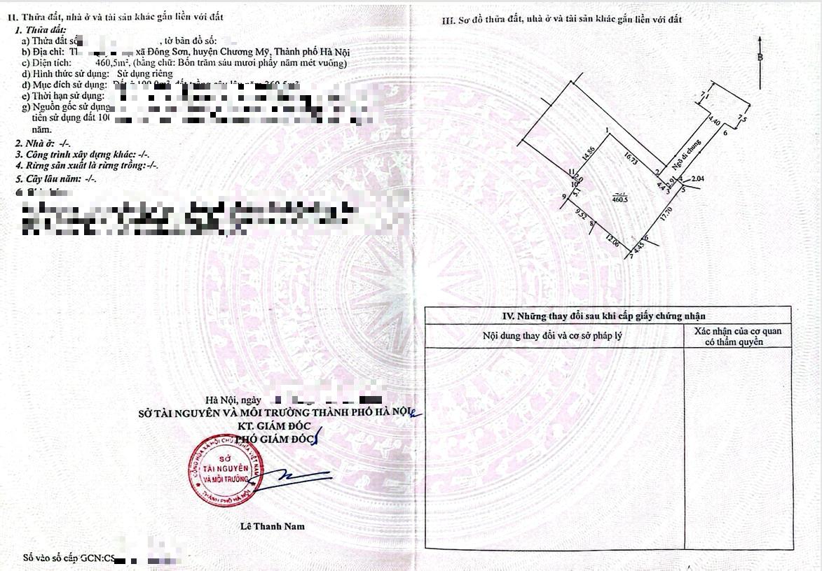 Hình ảnh Bán Thửa Đất 460.5m Tại Đông Sơn Sát Trục Chính Kinh Doanh Ngay Gần QL6A Đang Triển Khai Mở Rộng