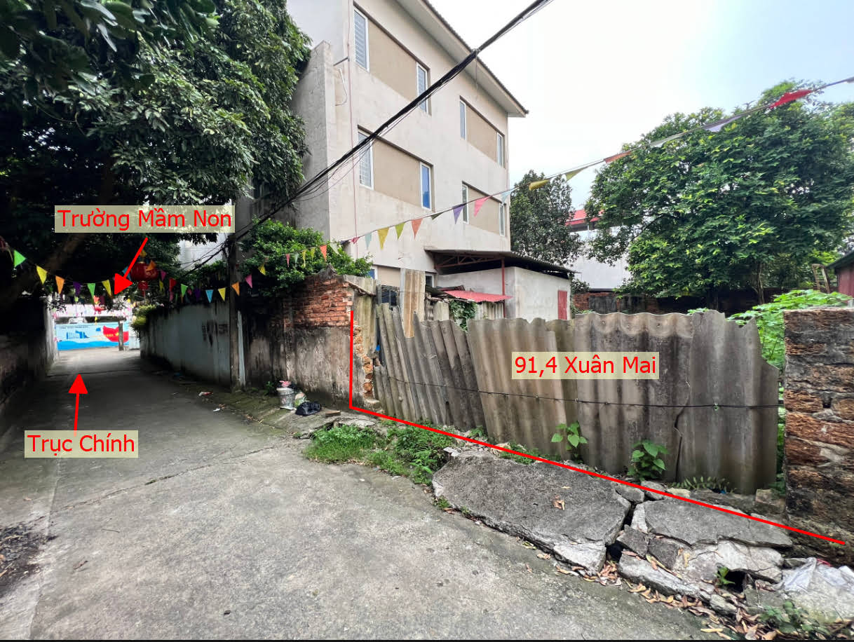 Hình ảnh Bán Đất Thị Trấn Xuân Mai Ô Tô Vào Tận Đất Sát QL6A Đang Mở Rộng 