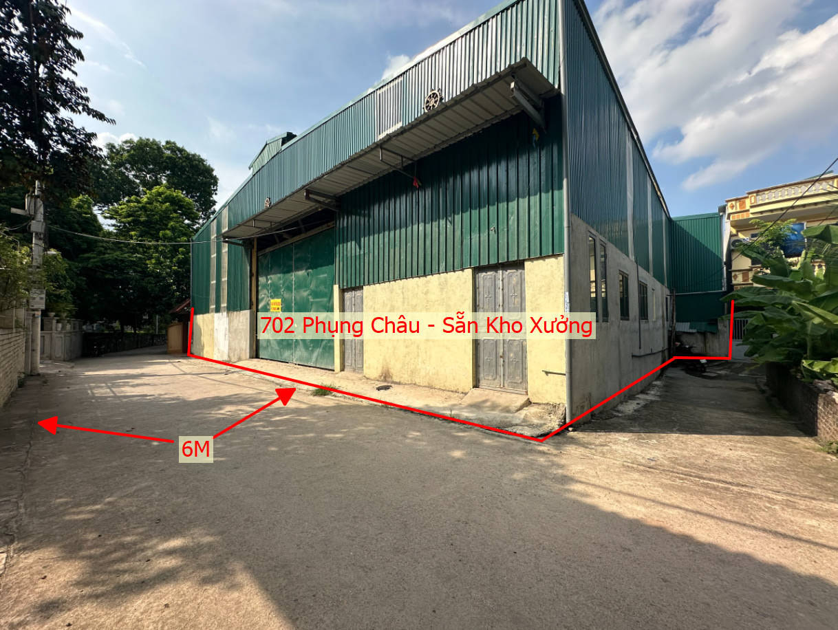 Hình ảnh Bán Đất Sẵn Nhà Kho Xưởng Cực Rộng Đường Ô Tô Tránh Nhau Tại Phụng Châu Chương Mỹ