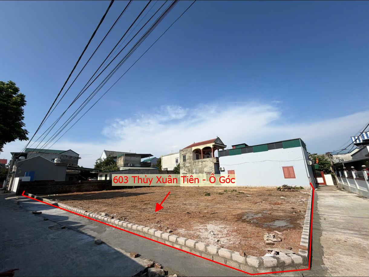 Hình ảnh Bất Động Sản Xuân Mai Bán Đất Khu Vực Thủy Xuân Tiên Lô Góc 2 Mặt Thoáng Đường Thông Ô Tô Gần QL6A Đang Mở Rộng