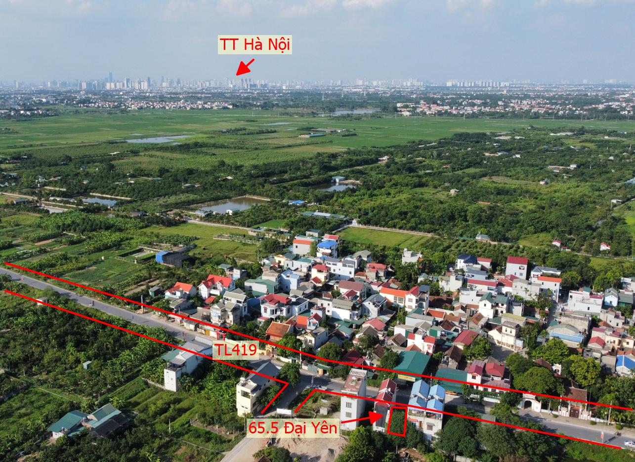 Hình ảnh Bất Động Sản Chương Mỹ Bán Đất Khu Vực Đại Yên Mặt Đường Kinh Doanh TL419 Ngay Gần Trường Học Các Cấp