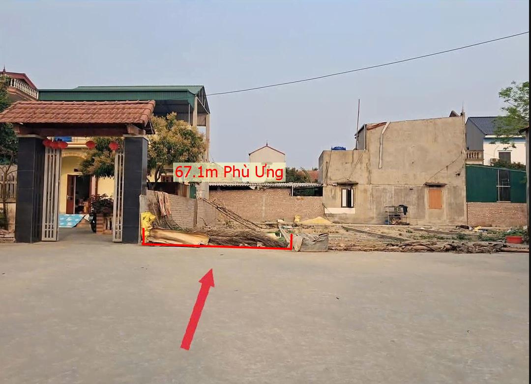 Hình ảnh Bán Lô Đất 67.1m Tại Phù Ưng Ân Thi Bám Đường Bê Tông Ô Tô Vào Tận Đất Dân Cư Đông Đúc Gần Chợ Trường Học Ủy Ban