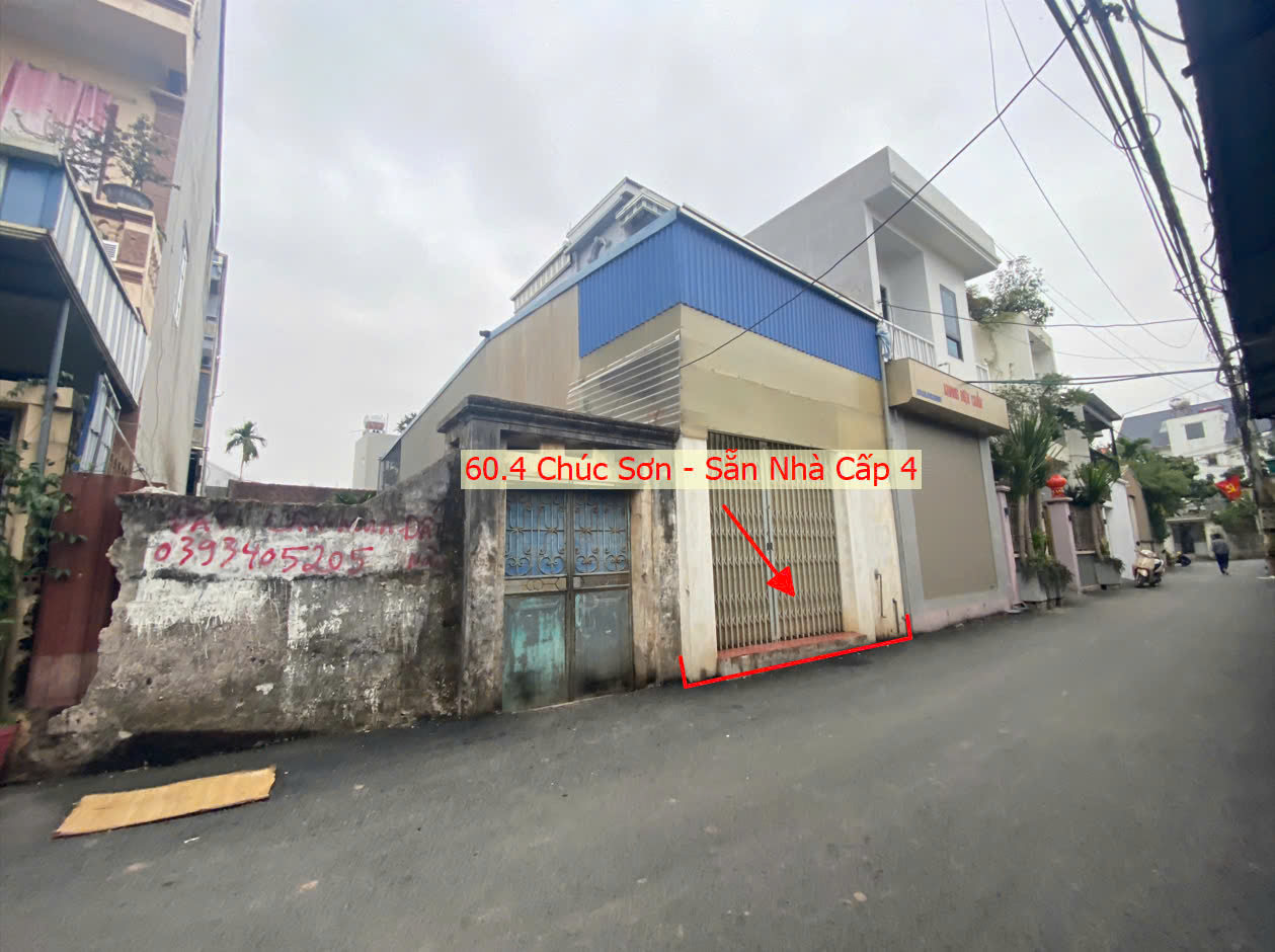 Hình ảnh Bán Nhà Cấp 4 60.4m Tại Thị Trấn Chúc Sơn Mặt Đường Kinh Doanh Ngay Trung Tâm Hành Chính Huyên