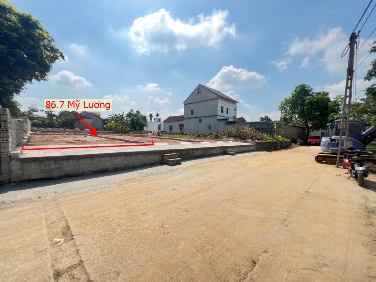 Hình ảnh Bất Động Sản Trần Phú Bán Đất Phân Lô Khu Vực Mỹ Lương Đường Ô Tô Tránh Nhau Sát Trục Chính Liên Xã