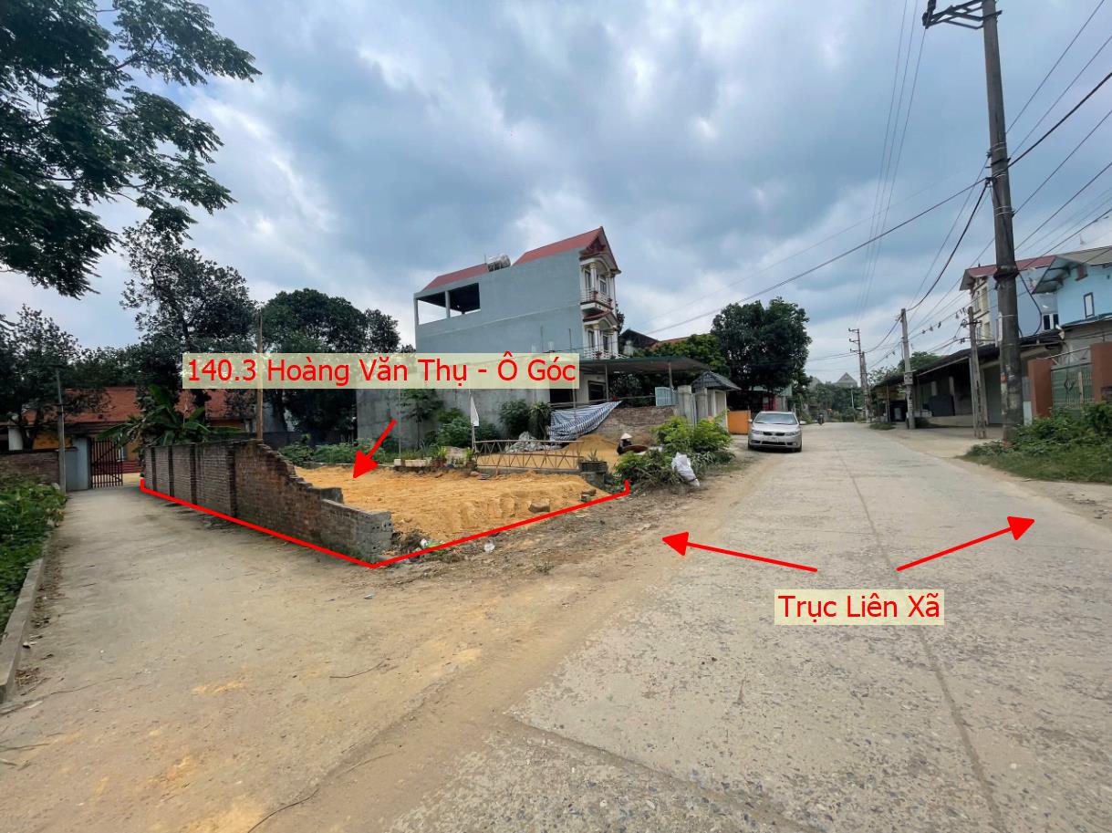 Hình ảnh Bán Lô Góc 2 Mặt Thoáng 140.3m Tại Hoàng Văn Thụ Mặt Trục Chính Kinh Doanh Liên Xã 