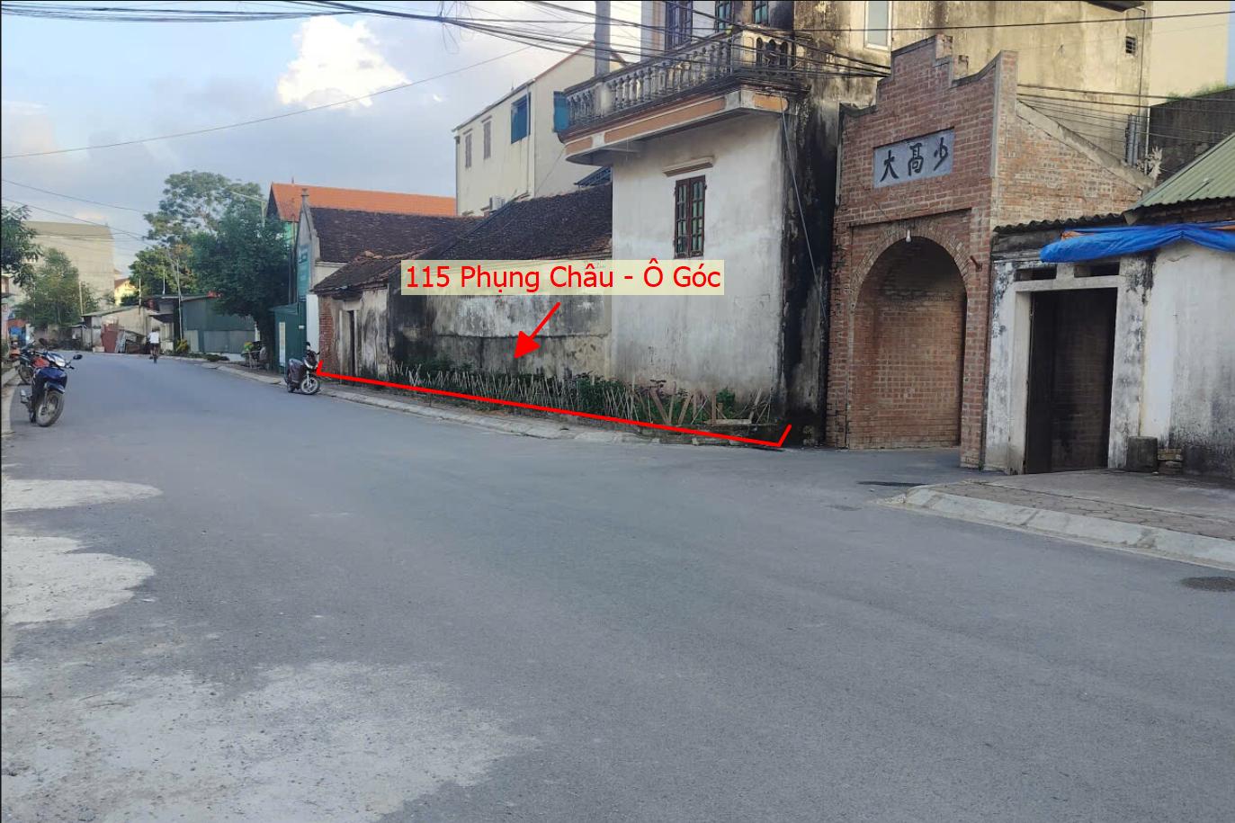 Hình ảnh Bán Lô Góc 2 Mặt Tiền Full Thổ Cư 115m Sẵn Nhà 2 Tầng Tại Phụng Châu Bám Mặt Đường Kinh Doanh