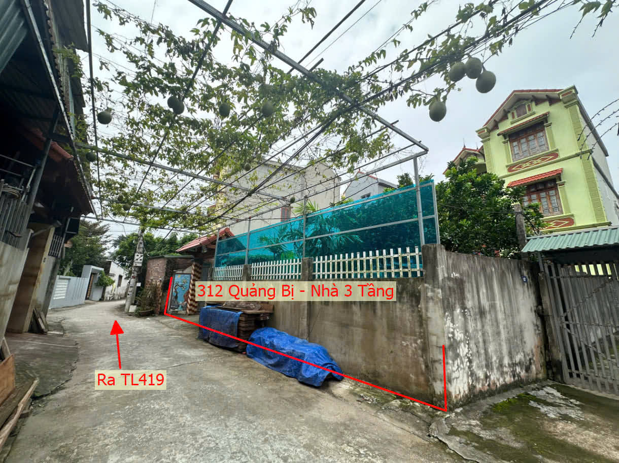 Hình ảnh Bán Đất Tặng Nhà 3 Tầng Ngay Trung Tâm Xã Quảng Bị Ngay Sát TL419