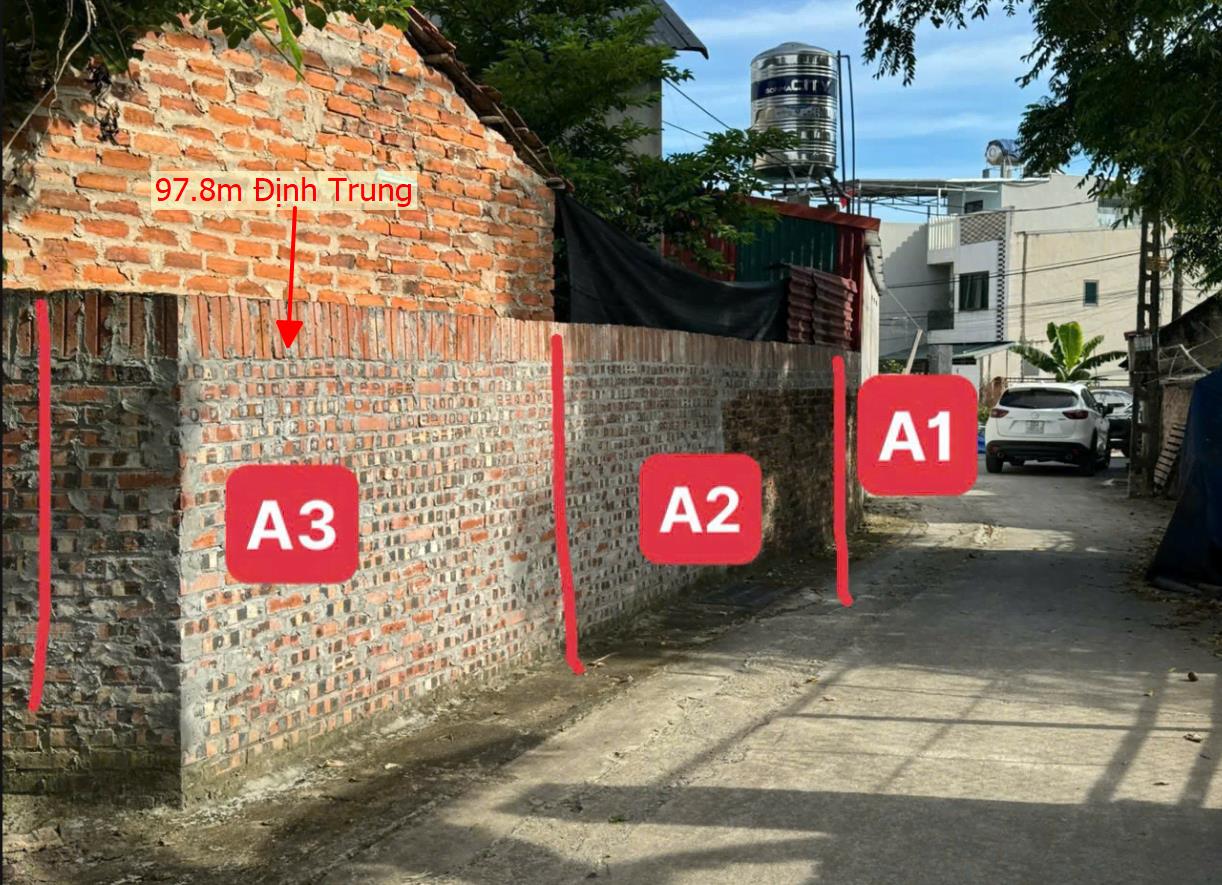Hình ảnh Bán Lô Đất 97.8m Tại Định Trung Vĩnh Yên Bám Đường Bê Tông Ô Tô Vào Tận Đất Dân Cư Đông Đúc Thân Thiện Giá Đầu Tư