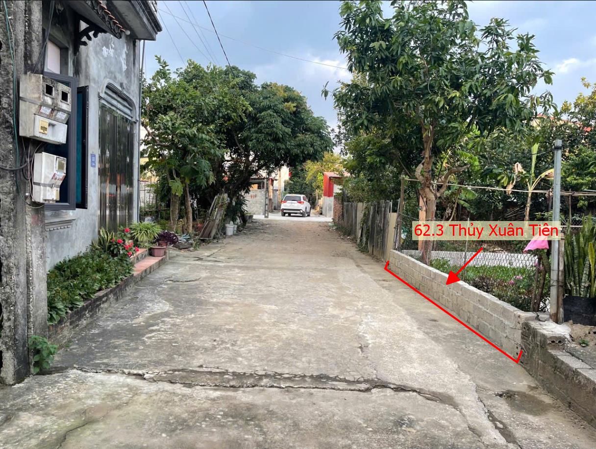 Hình ảnh Bán Thửa Đất Full Thổ Cư 62.3m Tại Thủy Xuân Tiên Ô Tô Đỗ Tận Đất Sát Trục Chính Liên Xã
