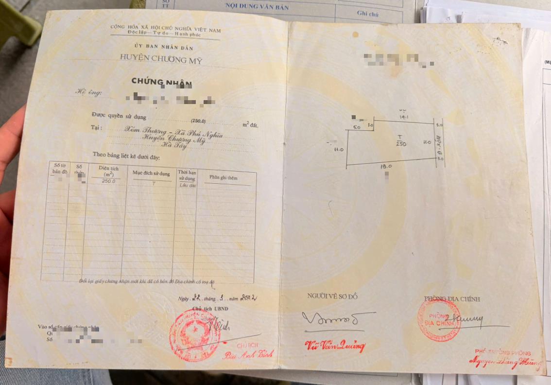 Hình ảnh Bán Đất Full Thổ Cư 250m Tại Phú Nghĩa Sát Trục Kinh Doanh Gần QL6A, KCN Phú Nghĩa 