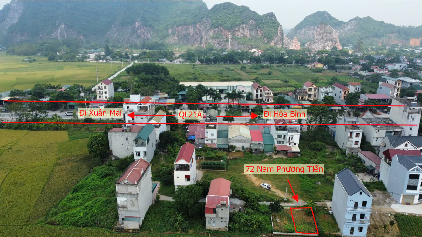 Hình ảnh Đất Đấu Giá Khu Lô 8 Chợ Cá Nam Phương Tiến Chương Mỹ Làn 2 QL21A Nằm Trong Quy Hoạch Đô Thị Vệ Tinh Xuân Mai