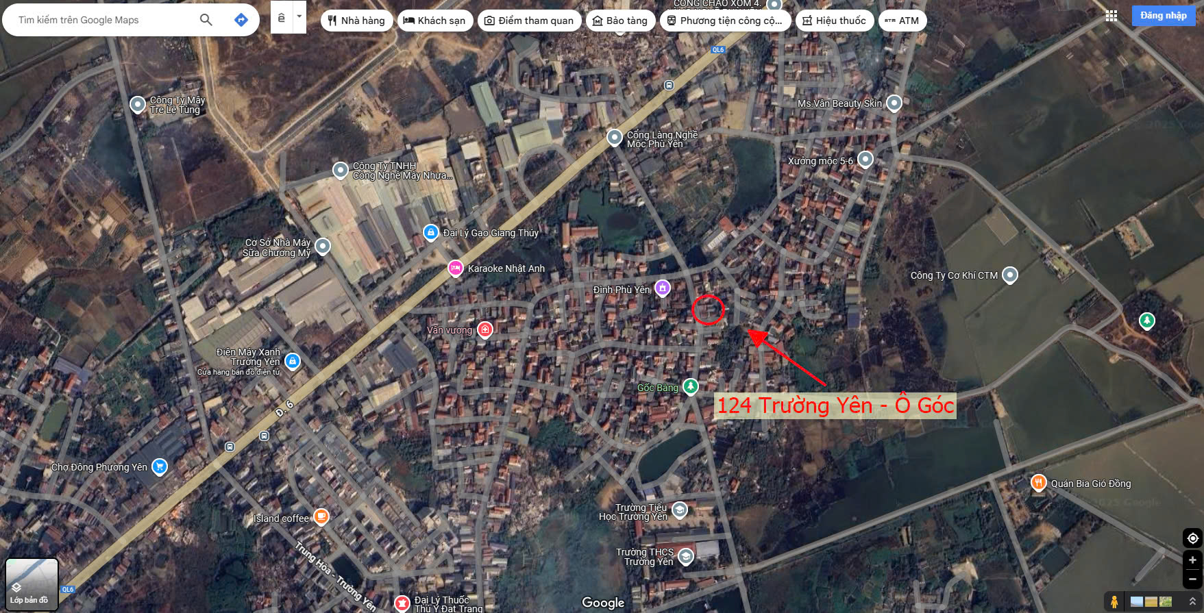 Hình ảnh Bán Lô Góc 2 Mặt Thoáng 124m Ngay Trung Tâm Xã Trường Yên Mặt Trục Kinh Doanh Gần QL6A Đang Mở Rộng 