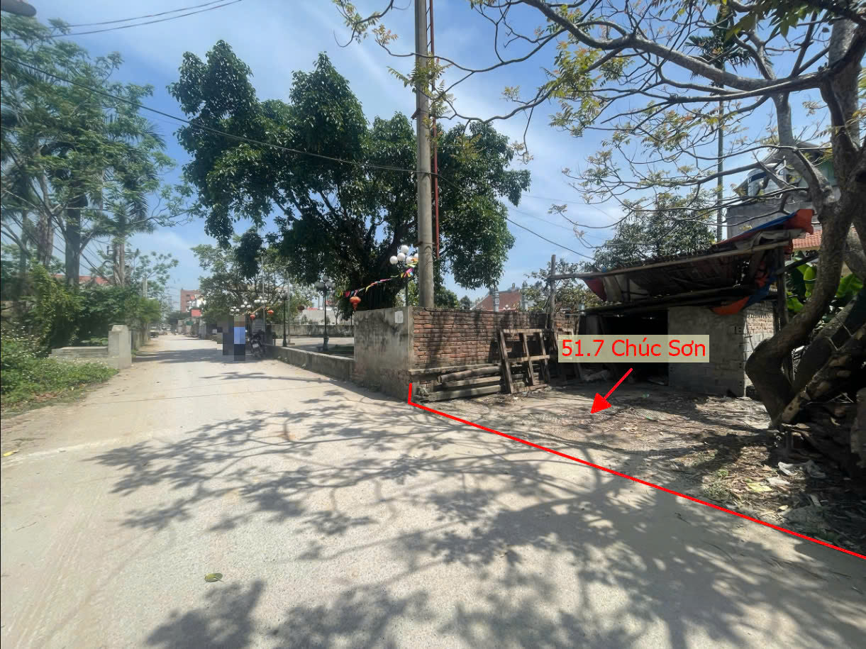 Hình ảnh Bán Thửa Đất Full Thổ Cư 51.7m Tại Thị Trấn Chúc Sơn Mặt Đường Kinh Doanh Sát Trục Liên Huyện 