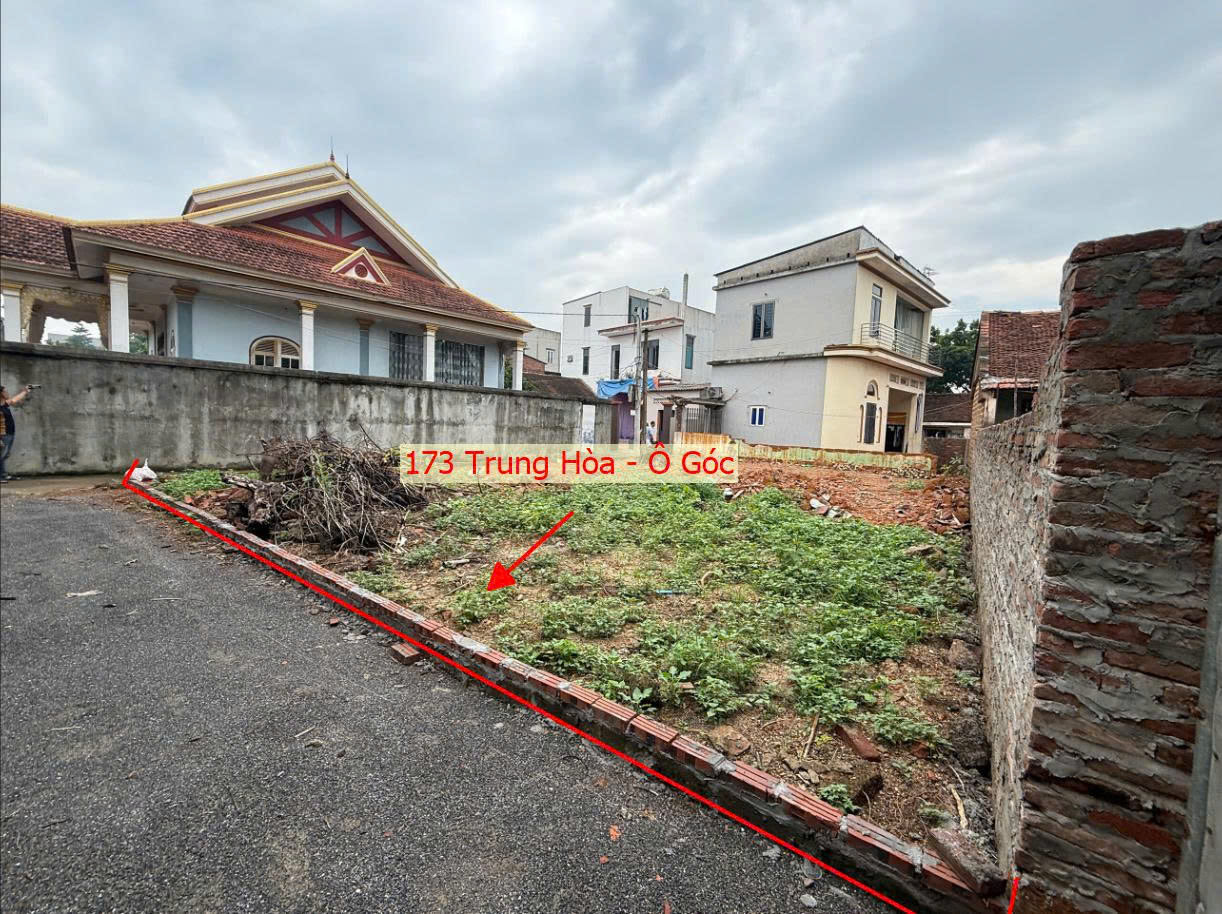 Hình ảnh Bán Lô Góc 2 Mặt Thoáng 173m Tại Trung Hòa Chương Mỹ Full Thổ Cư Sát Trục Kinh Doanh Liên Xã 