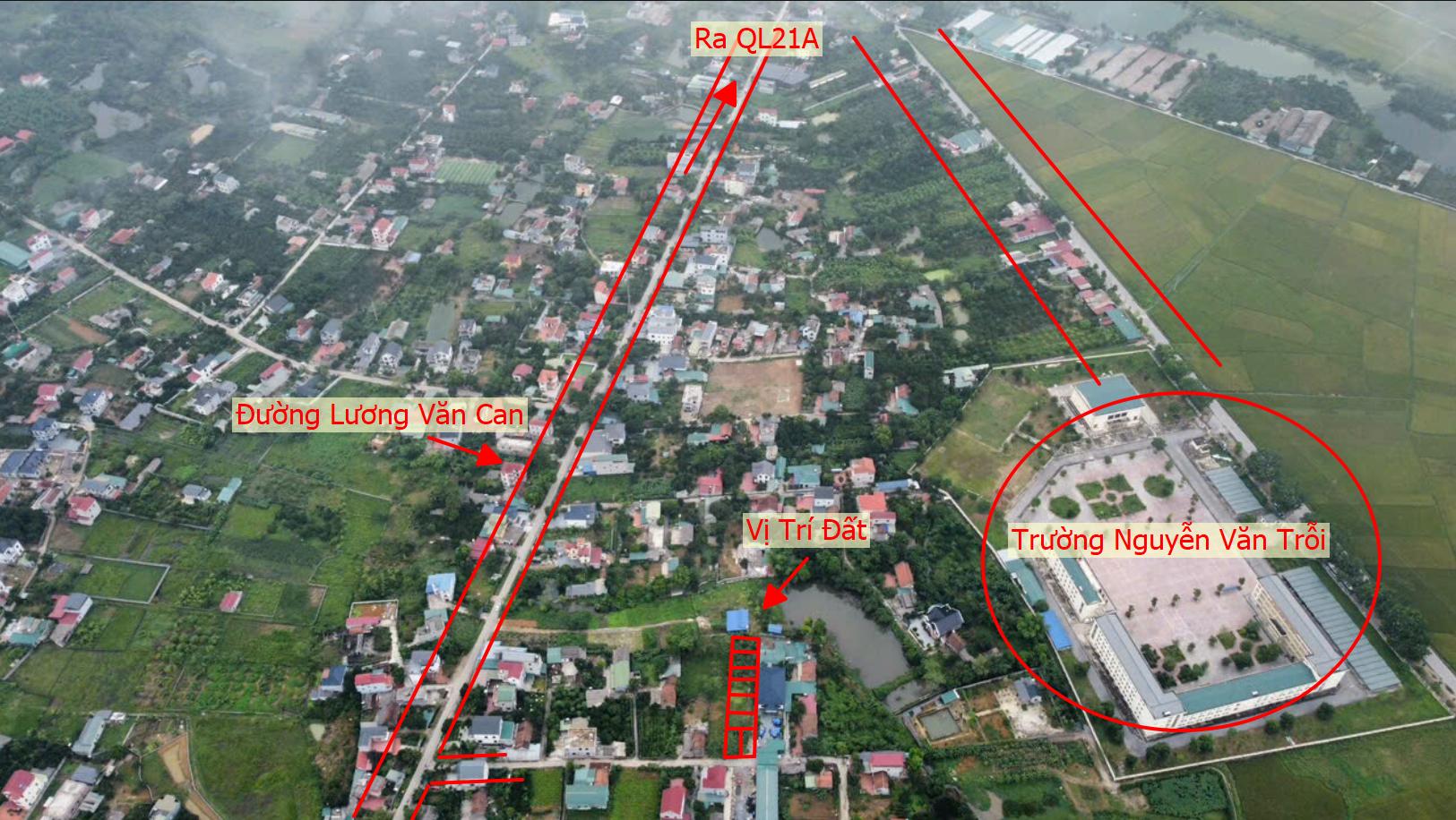 Hình ảnh Bán Đất Phân Lô Mỹ Lương Ô Tô Đỗ Tận Đất Sát Mặt Đường Kinh Doanh Liên Xã Ngay Gần QL21A