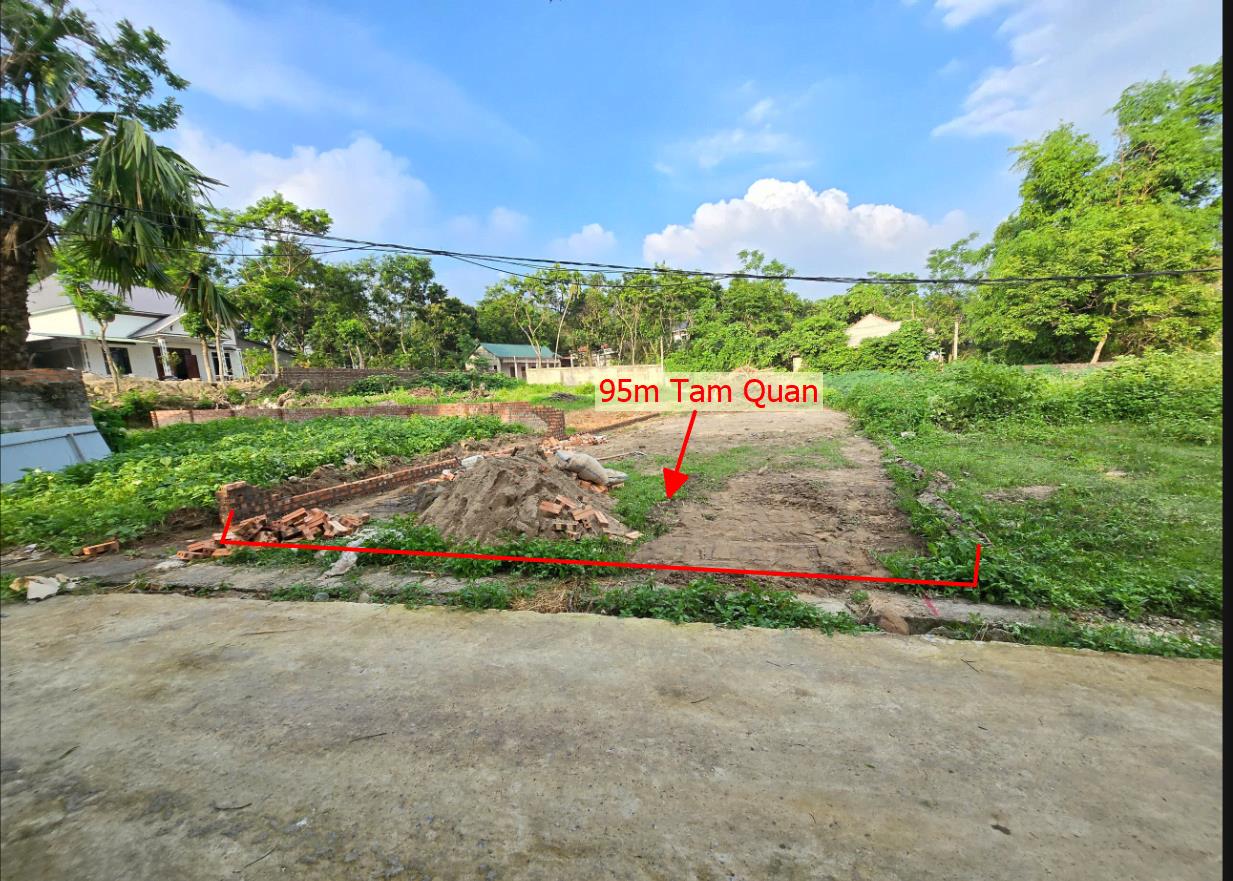Hình ảnh Ban Lô Đất 95m Tại Tam Quan Tam Đảo Bám Đường Bê Tông Ô Tô Vào Tận Đất Dân Cư Đông Đúc Gần Chợ Trường Học Ủy Ban Giá Đầu Tư