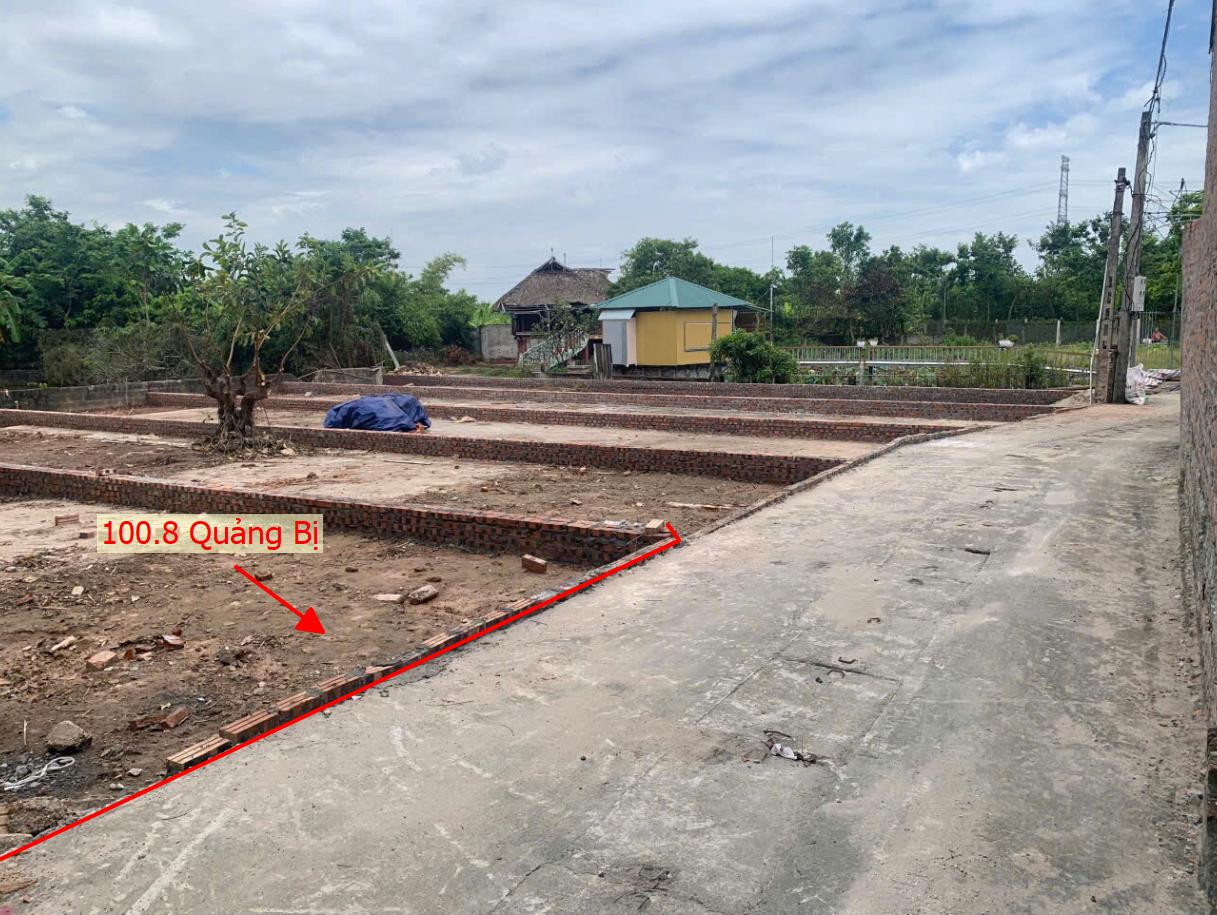Hình ảnh Bán Thửa Đất Phân Lô 100.8m Tại Quảng Bị Sát Trục Chính Kinh Doanh Giá Chỉ Hơn 2 Tỷ