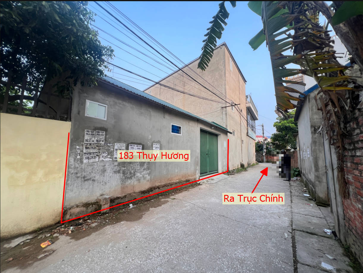 Hình ảnh Bán Đất Tặng Nhà Cấp 4 Sát Trục Chính Kinh Doanh Ngay Gần Trung Tâm Xã Thụy Hương 