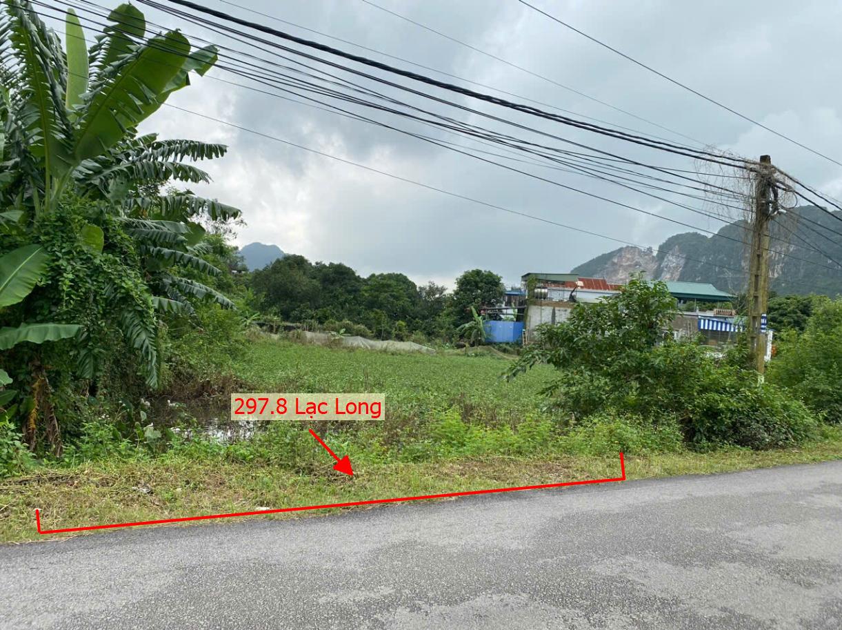 Hình ảnh Bán Thửa Đất 297.8m Tại Lạc Long Thuộc Làn 2 Đường Hồ Chính Minh(QL21A) Giá Chỉ Hơn Tỷ
