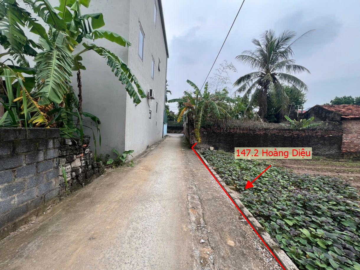 Hình ảnh Bán Thửa Đất 147.2m Tại Hoàng Diệu Ô Tô Vào Tận Đất Sát Trục Chính Liên Xã Giá Chỉ Hơn 2 Tỷ