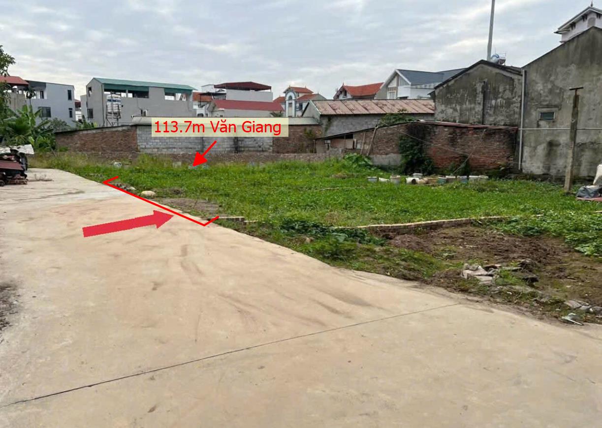 Hình ảnh Bán Lô Đất 113.7m Tại Văn Giang Bám Đường Bê Tông Ô Tô Vào Tận Đất Dân Cư Đông Đúc Thân Thiện Gần Chợ Trường Học Giá Đầu Tư