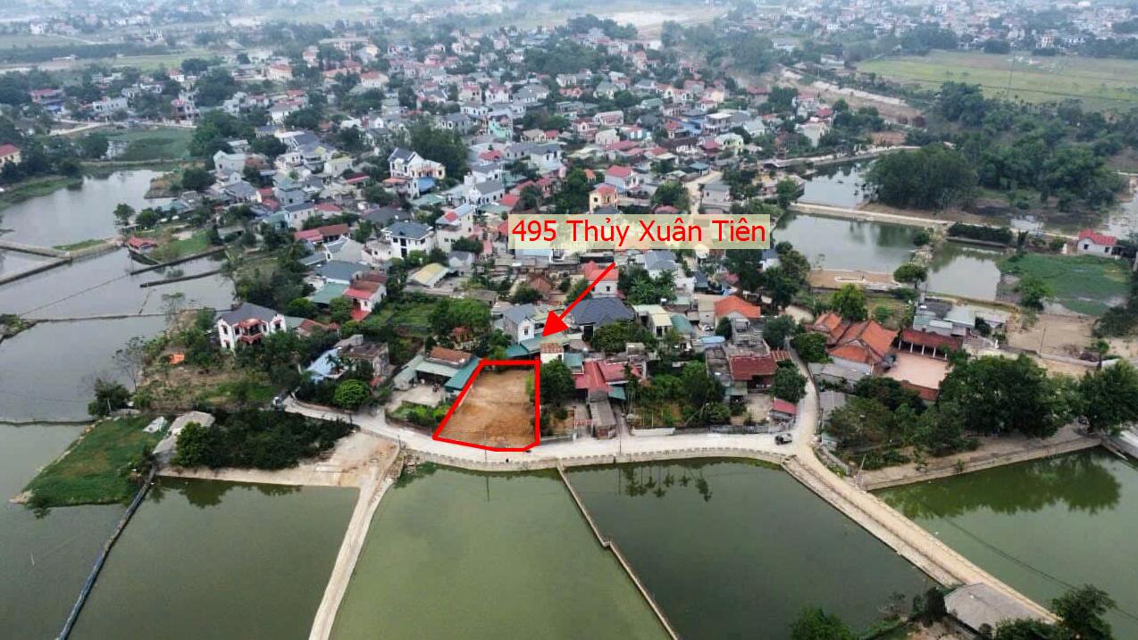 Hình ảnh Bán Thửa Đất 495m Tại Thủy Xuân Tiên Đường Thông Ô Tô Sát Trục Chính Liên Xã Mặt View Hồ Tự Nhiên