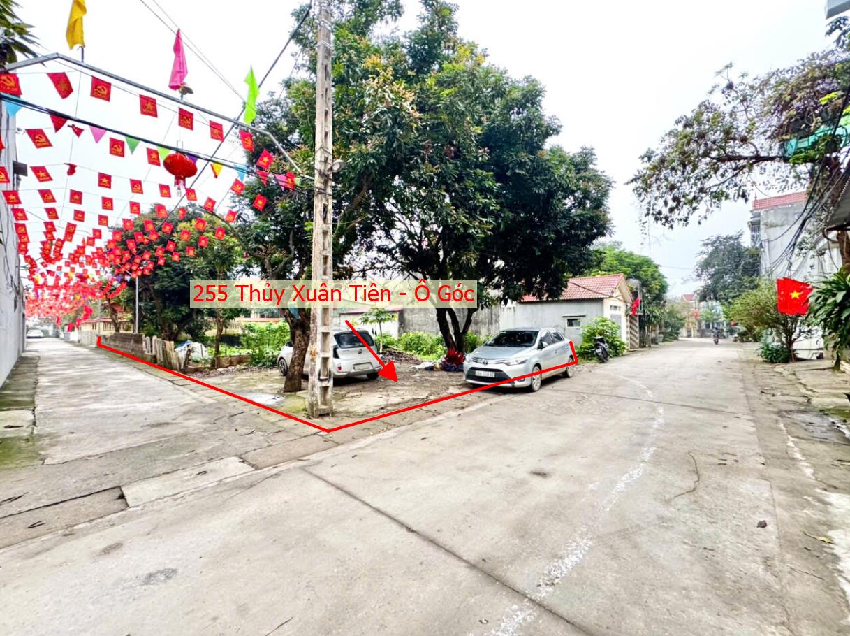 Hình ảnh Bán Thửa Đất 255m Tại Thủy Xuân Tiên Lô Góc 2 Mặt Thoáng Bám Trục Kinh Doanh Thôn Gần QL21A