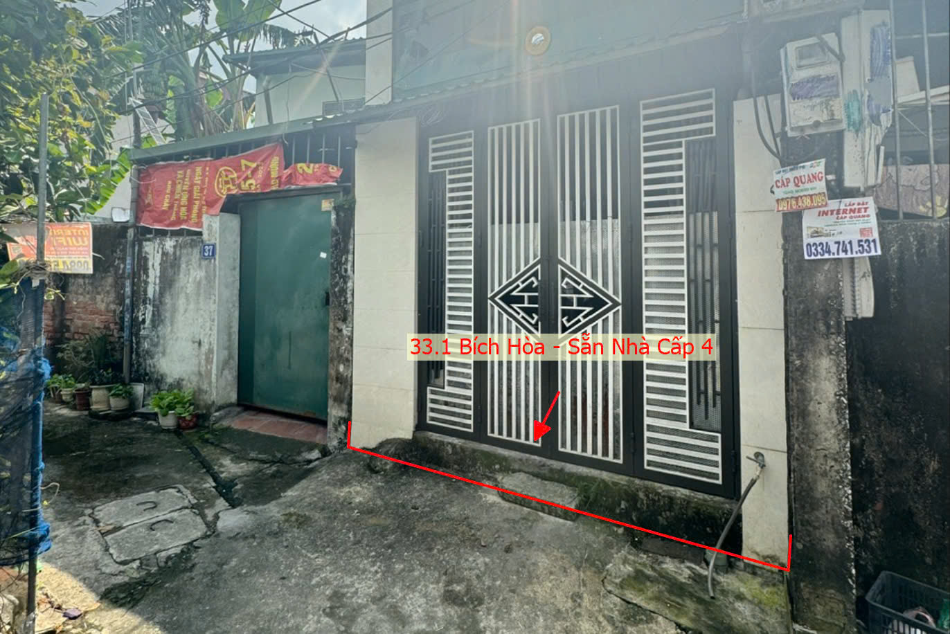 Hình ảnh Bán Nhà Cấp 4 Sát Mặt Đường Kinh Doanh QL21B Ngay Trung Tâm Xã Bích Hòa Thanh Oai 