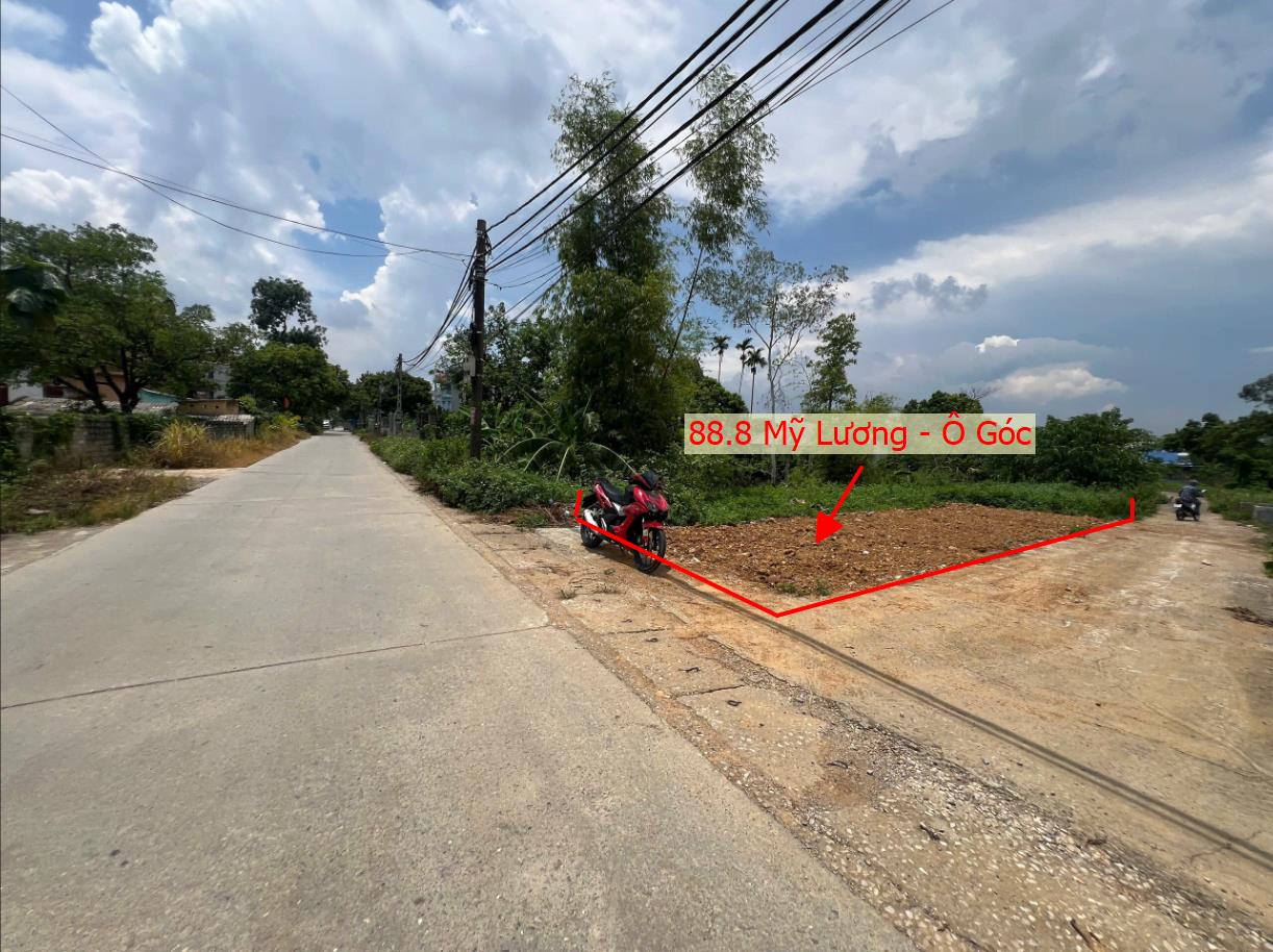 Hình ảnh Bán Lô Góc 2 Mặt Thoáng 88.8m Tại Mỹ Lương Mặt Trục Chính Kinh Doanh Gần QL21A