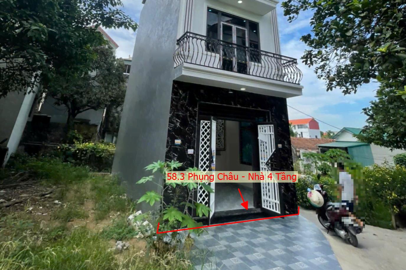 Hình ảnh Bán Lô Góc 2 Mặt Thoáng 58.3m Sẵn Nhà 4 Tầng Tại Phụng Châu Sát Trục Kinh Doanh Liên Huyện