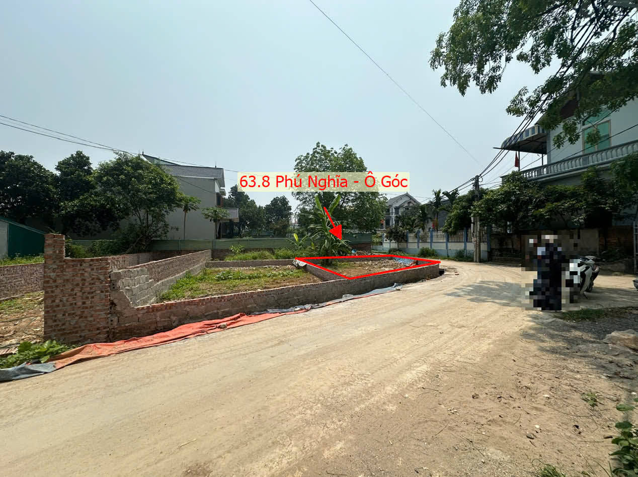 Hình ảnh Bán Lô Góc 2 Mặt Tiền Mặt Trục Chính Thôn Sát KCN Phú Nghĩa Ngay Trung Tâm Xã Phú Nghĩa 