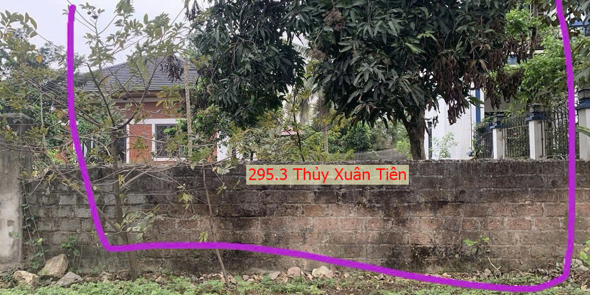 Hình ảnh Bán Thửa Đất 295.3m Tại Thủy Xuân Tiên Đường Ô Tô Tránh Ngay Gần QL21A Giá Chỉ Vài Tỷ 