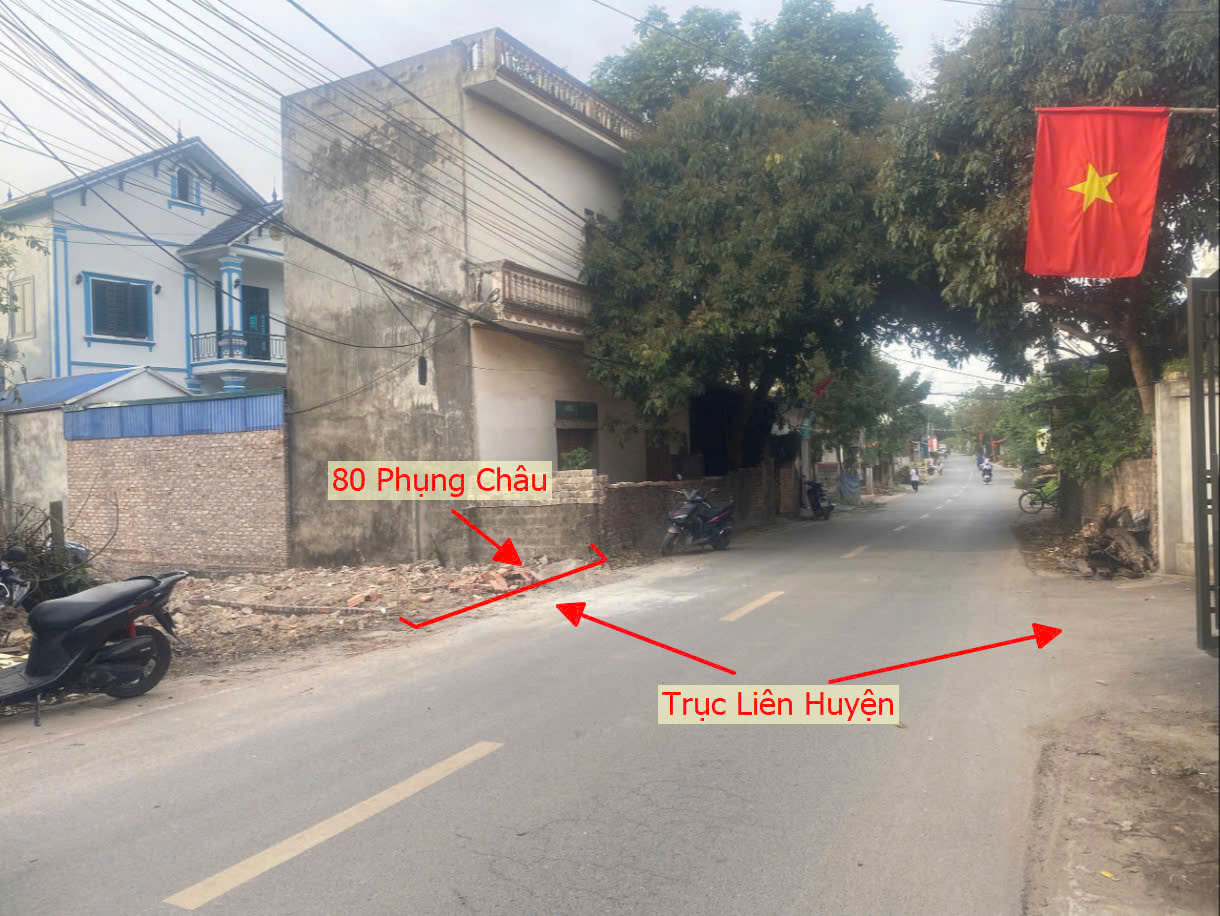 Hình ảnh Bán Thửa Đất 80m Mặt Trục Kinh Doanh Liên Xã Ngay Trung Tâm Xã Phụng Châu Chương Mỹ
