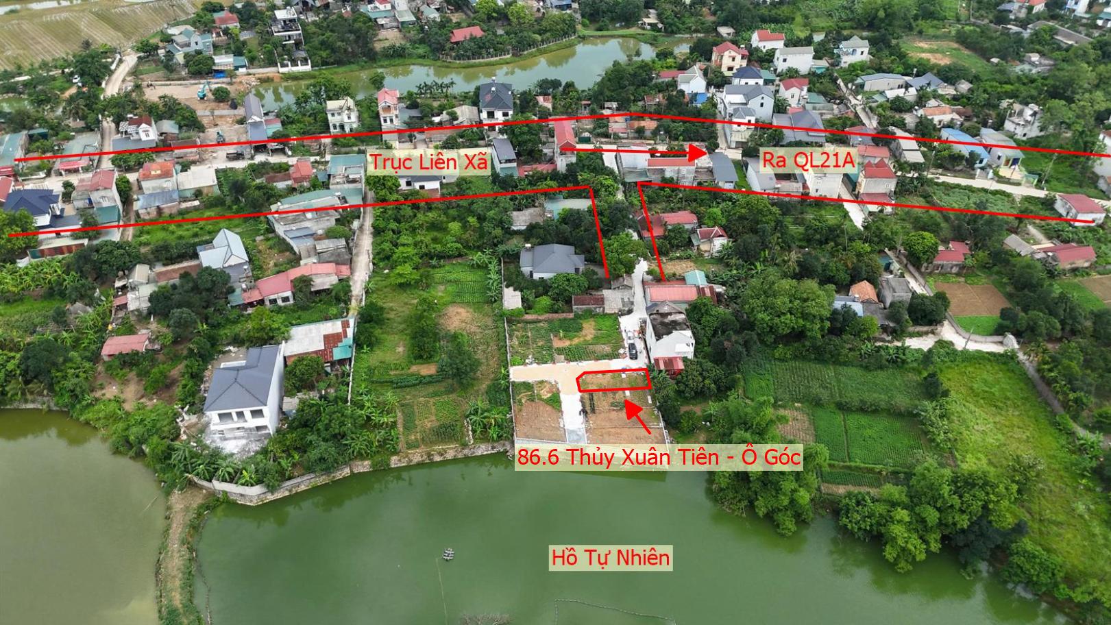 Hình ảnh Bất Động Sản Xuân Mai Bán Đất Phân Lô Khu Vực Thủy Xuân Tiên Ô Tô Đỗ Tận Đất Ngay Sát Trục Kinh Doanh Liên Xã