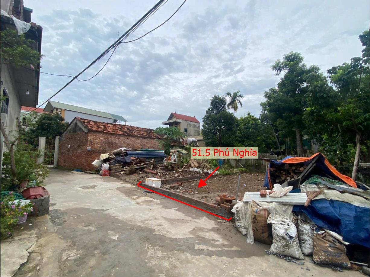 Hình ảnh Bán Thửa Đất 51.5m Tại Phú Nghĩa Chương Mỹ Gần KCN Phú Nghĩa , QL6A Đang Mở Rộng 