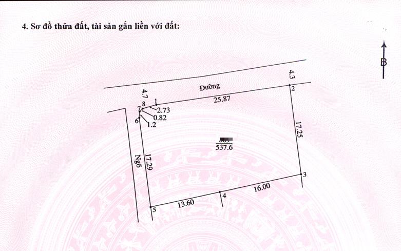 Hình ảnh Bán Lô Góc 2 Mặt Tiền 537.6m Tại Thụy Hương Ô Tô Vào Tận Đất Gần Trục Chính Kinh Doanh Liên Xã