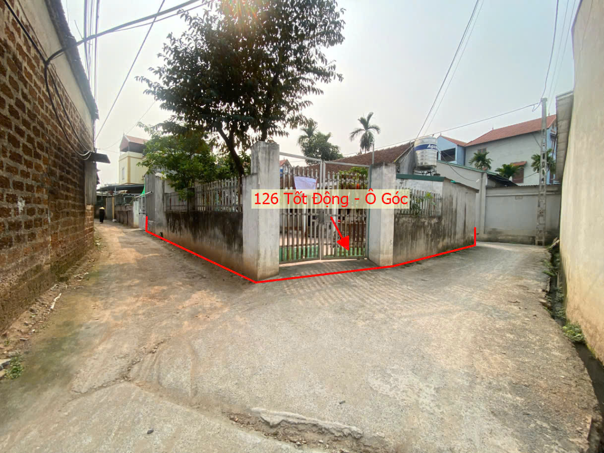 Hình ảnh Bán Lô Góc 3 Mặt Tiền 126m Tại Tốt Động Sẵn Nhà Cấp 4 Ngay Sát Đường Nguyễn Văn Trỗi 