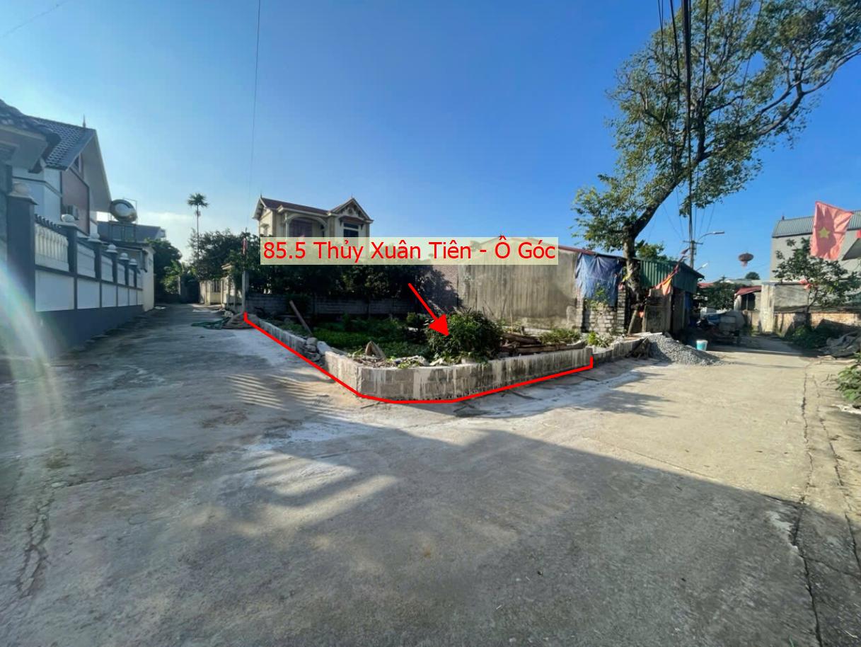 Hình ảnh Bán Lô Góc 2 Mặt Tiền 85.5m Tại Thủy Xuân Tiên Đường Thông Ô Tô Sát Trục Chính Kinh Doanh