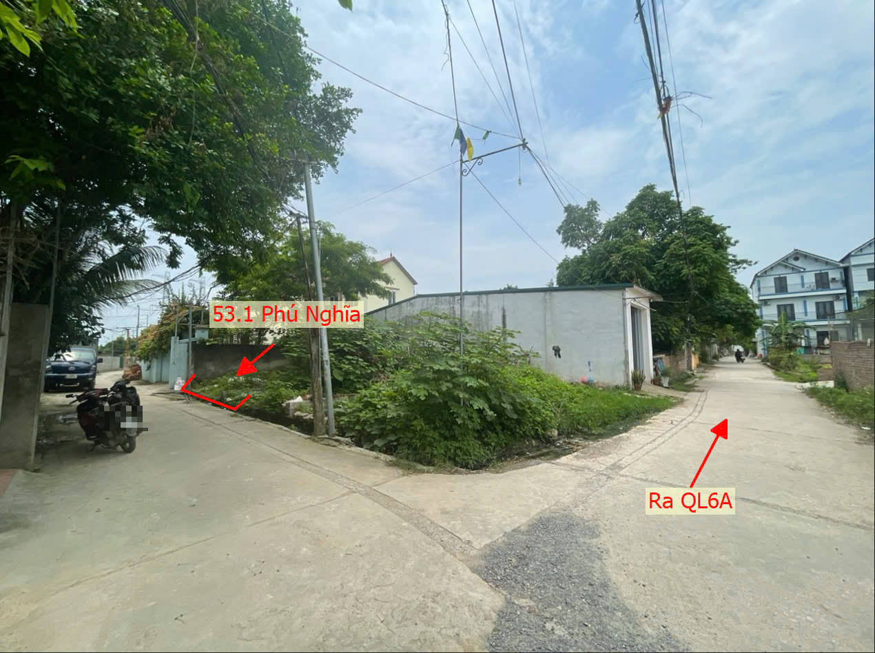 Hình ảnh Bán Đất Phú Nghĩa Sát QL6A Đang Mở Rộng Đường Thông Ô Tô Ngay Trung Tâm Hành Chính Xã