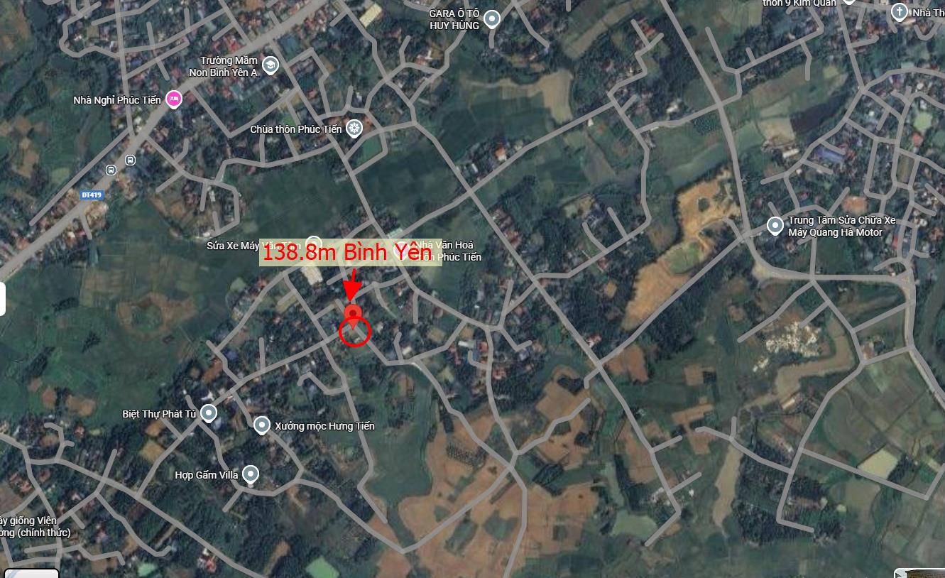 Hình ảnh Bán Lô Đất 138.8m Tại Bình Yên Thạch Thất Bám Đường Bê Tông Ô Tô Vào Tận Đất Dân Cư Đông Đúc Thân Thiện Gần Chợ Trường Học Ủy Ban Giá Đầu Tư