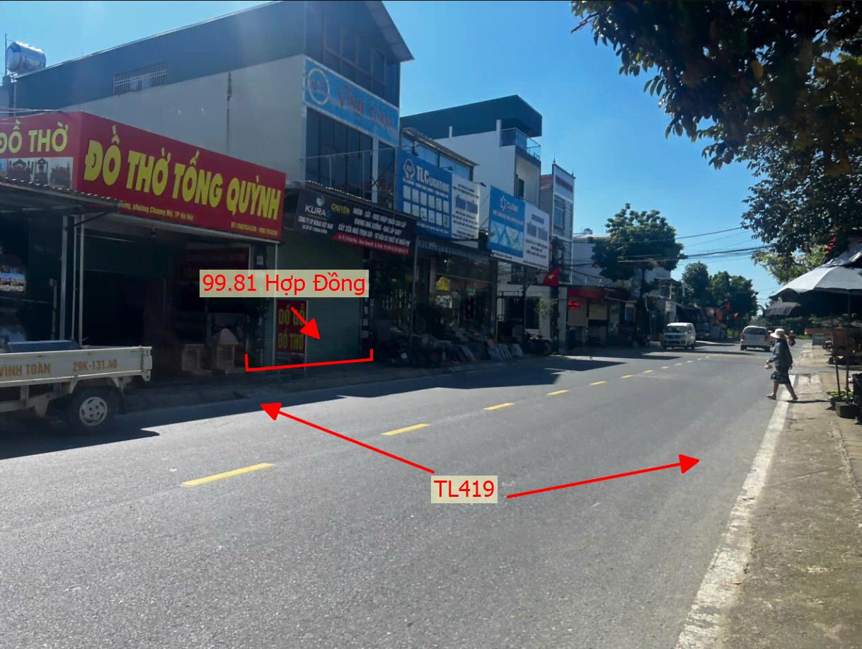 Hình ảnh Bán Đất Tặng Nhà Cấp 4 99.81m Tại Hợp Đồng Mặt Đường Kinh Doanh TL419 