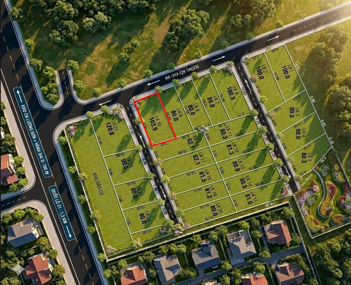 Hình ảnh Bất Động Sản Xuân Mai Bán Đất Phân Lô Khu Vực Thủy Xuân Tiên Ô Tô Đỗ Tận Đất Sát Trục Liên Xã Ngay Gần QL21A 